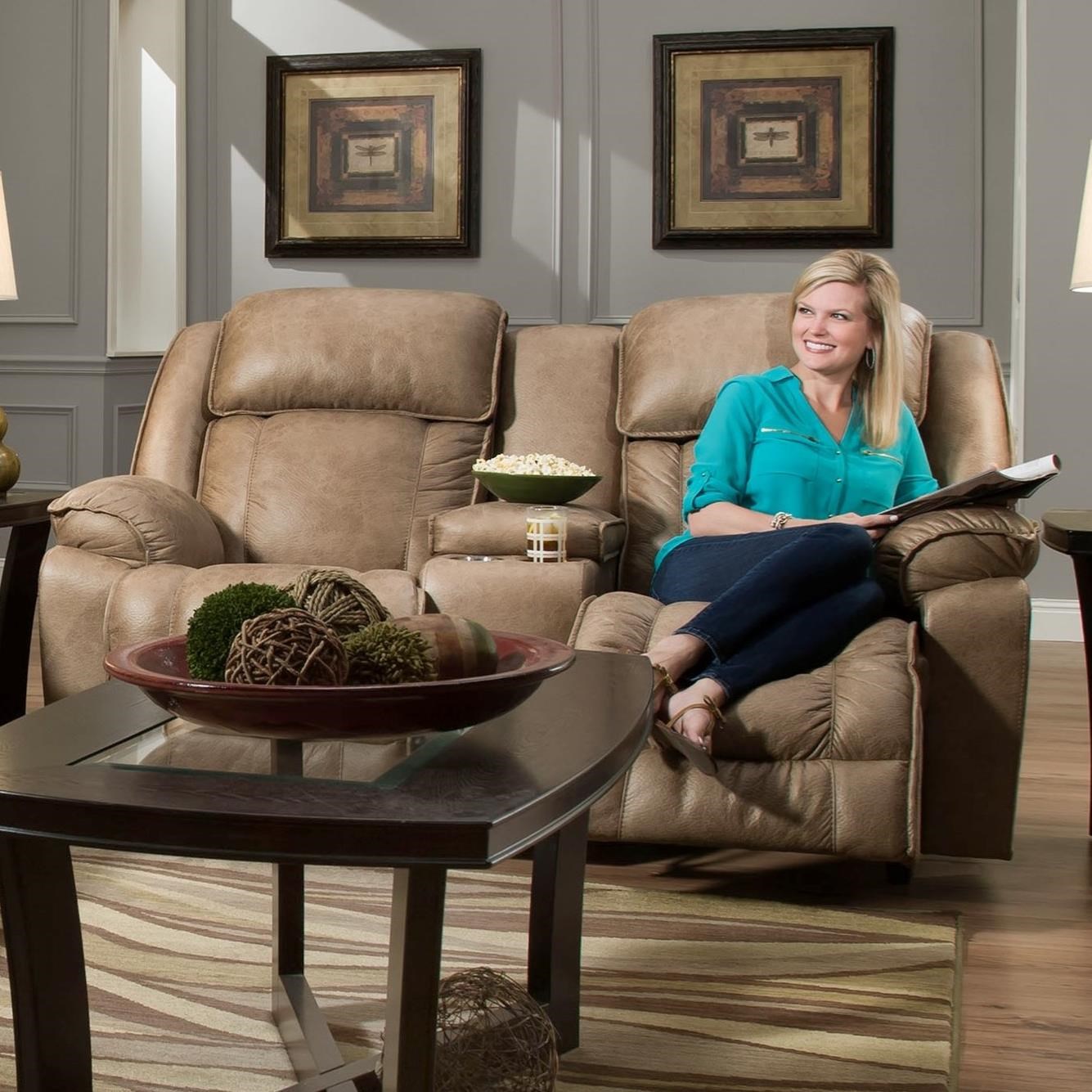 Franklin loveseat rocker recliner top